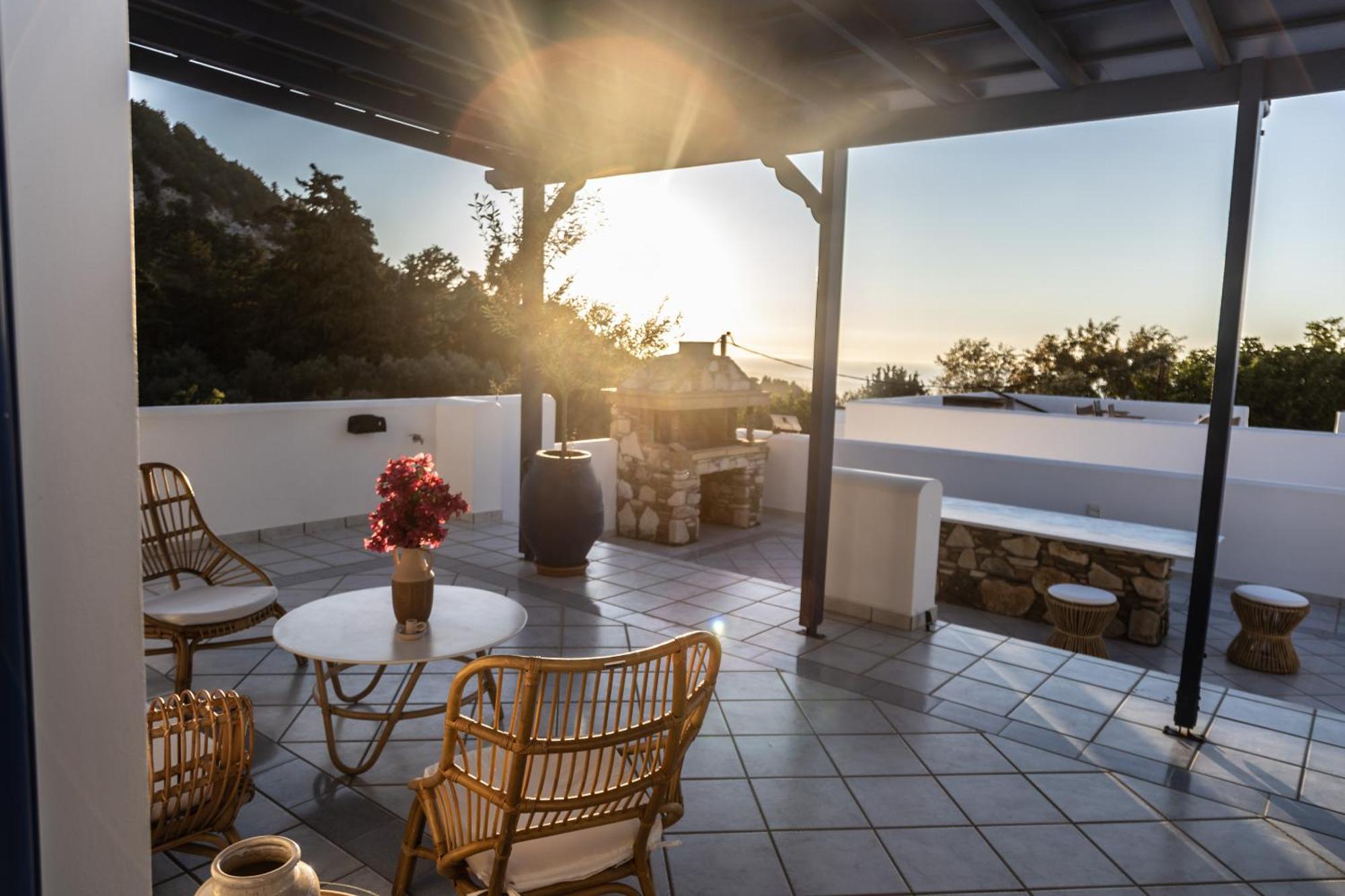 Giannis & Maria Sunset House Villa Lagoudi Zia Eksteriør billede